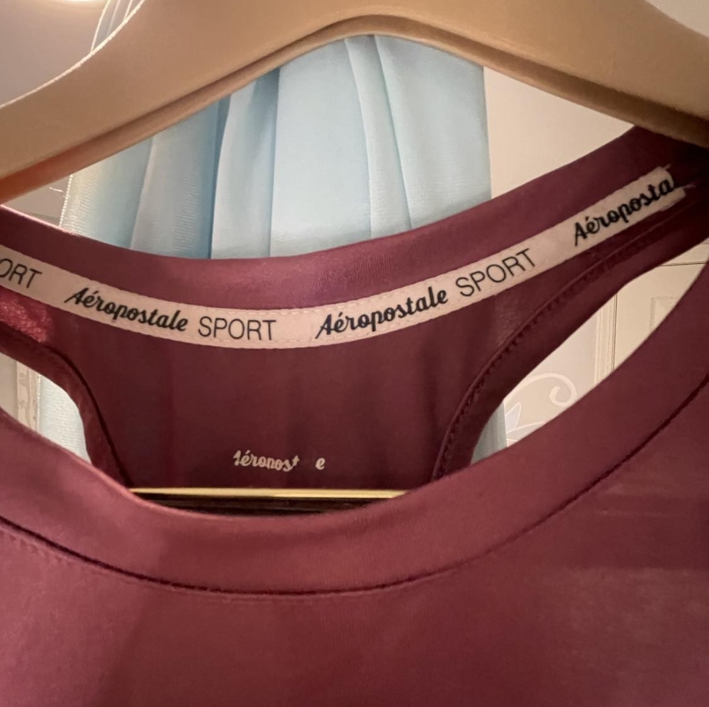 Aeropostale racer back workout top